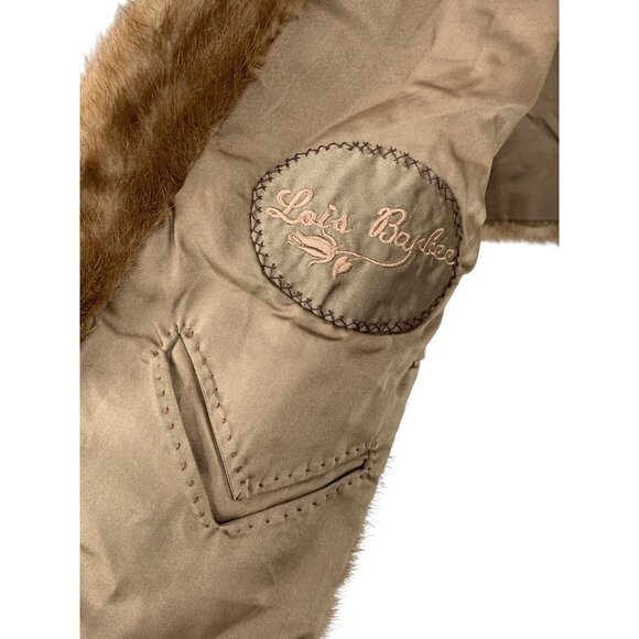 Vintage Mink Stole Blonde Fur Wrap By Sheldon Fisher San Francisco RH10470 - Picture 7 of 8